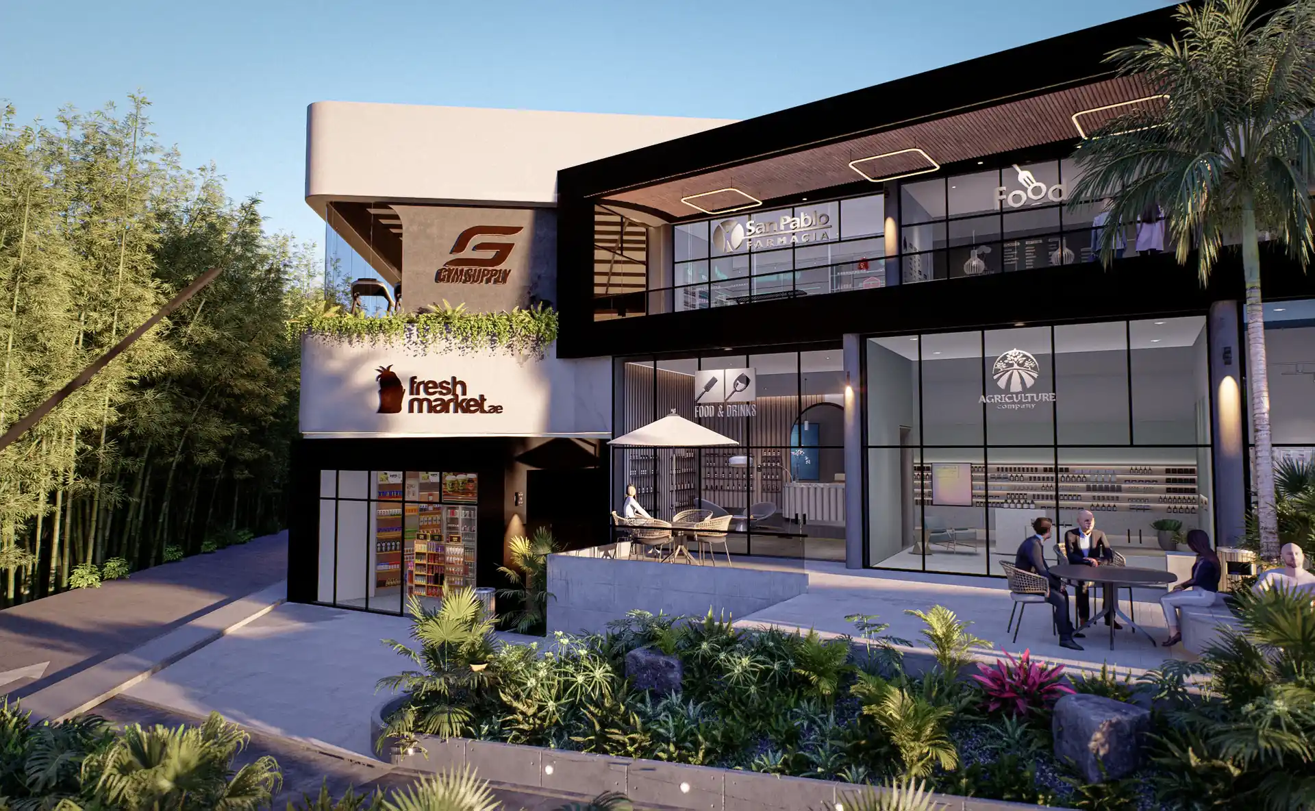 Render de las anclas del proyecto